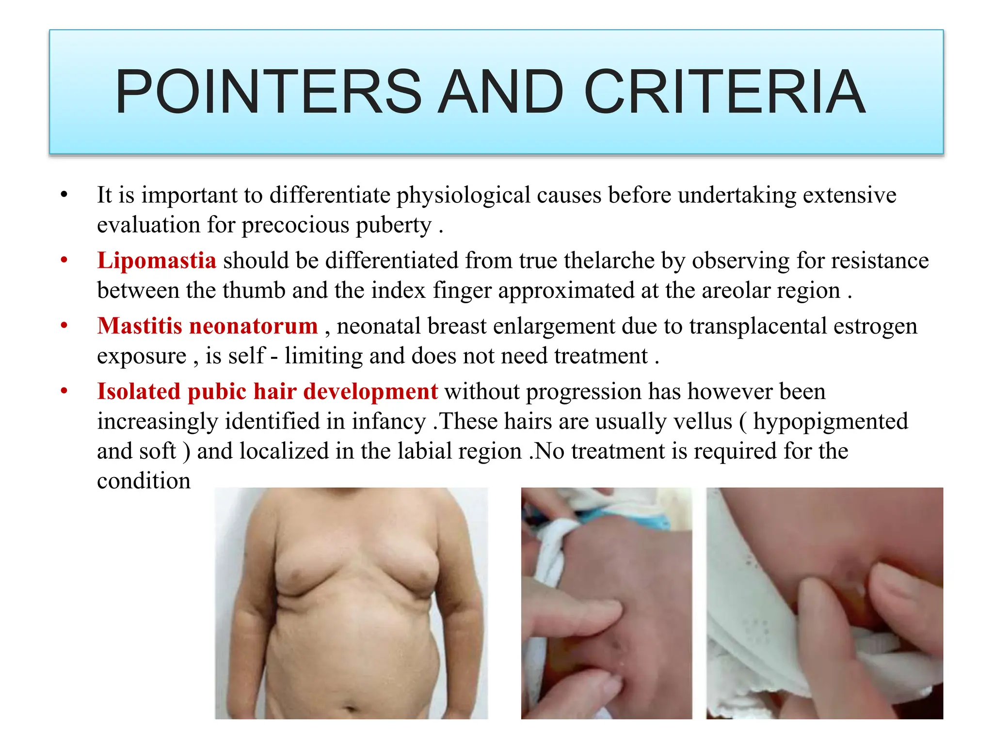 Precocial Development Examples Precocious Puberty Female Early Pubertal Changes Do Not Necessarily