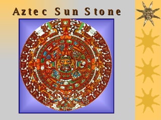 Aztec Sun Stone -- Calendar 
