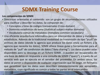 SDMX – STATISTICAL DATA AND METADA EXCHANGE INEI | PPTX