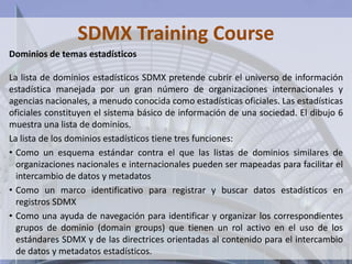 SDMX – STATISTICAL DATA AND METADA EXCHANGE INEI | PPTX