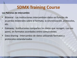SDMX – STATISTICAL DATA AND METADA EXCHANGE INEI | PPTX