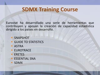 SDMX – STATISTICAL DATA AND METADA EXCHANGE INEI | PPTX