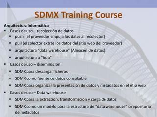 SDMX – STATISTICAL DATA AND METADA EXCHANGE INEI | PPTX