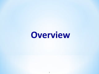 Overview

7

 