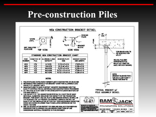 Pre-construction Piles
 
