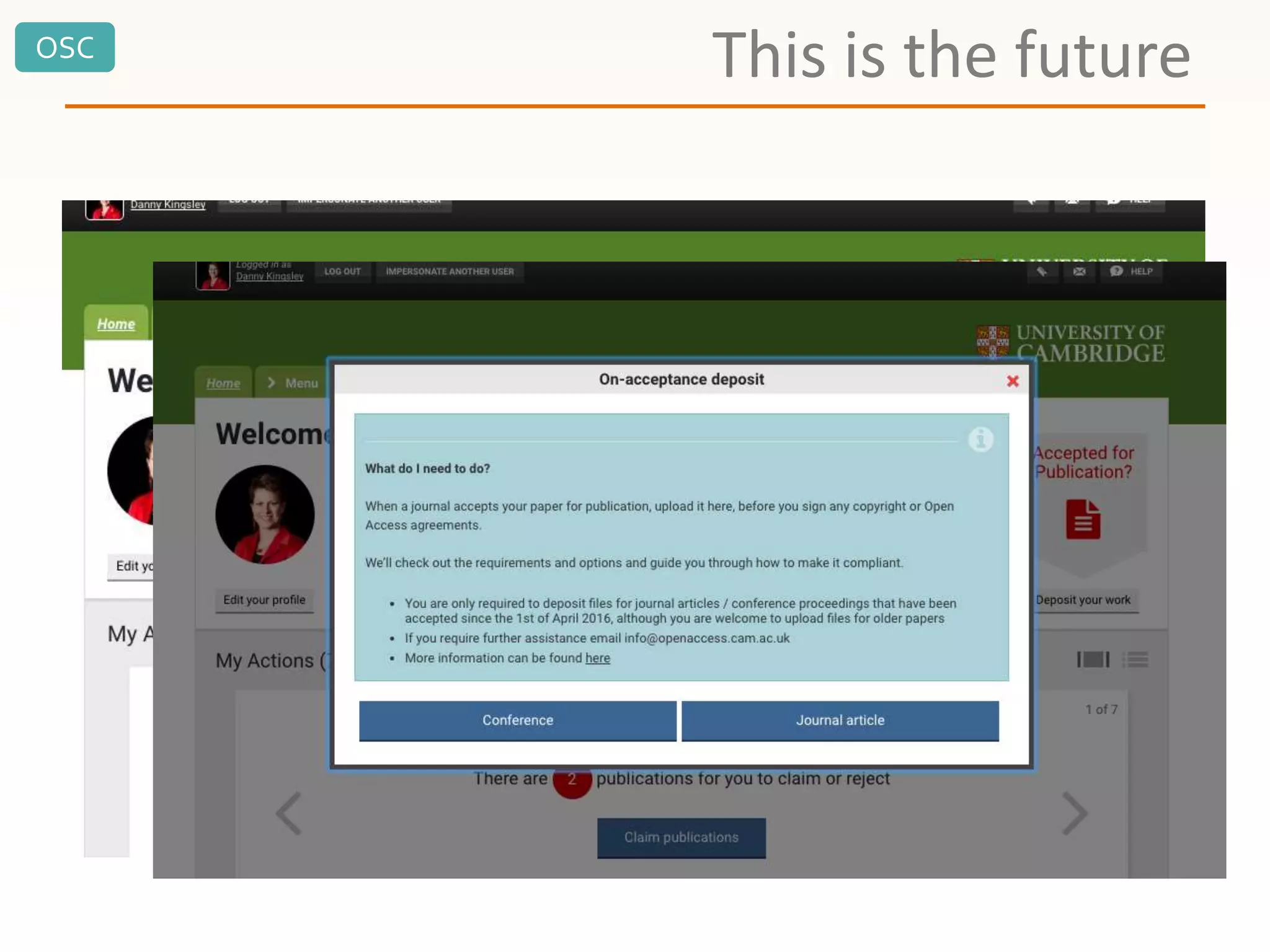OSC
This is the future
 
