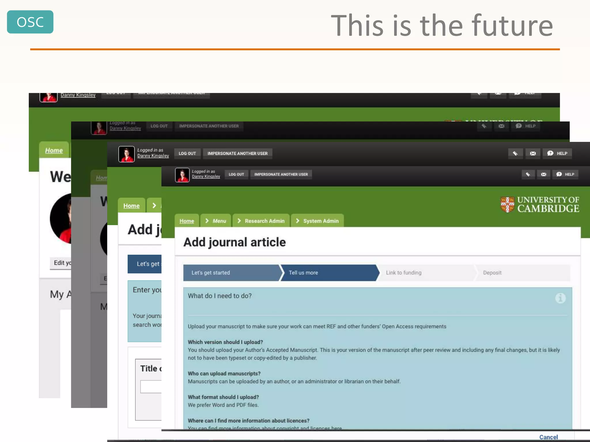 OSC
This is the future
 