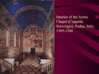 Interior of the Arena Chapel (Cappella Scrovegni), Padua, Italy, 1305-1306