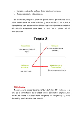 P r e c u s o r e s   d e   l a   c a l i d a d