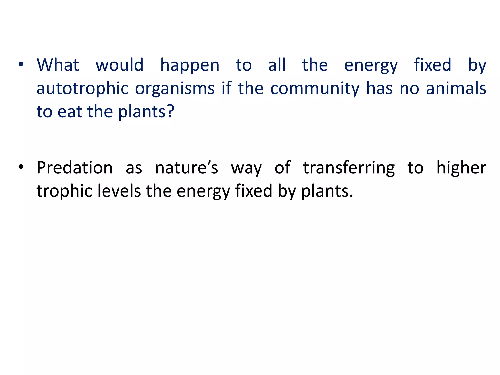 Predation and competition