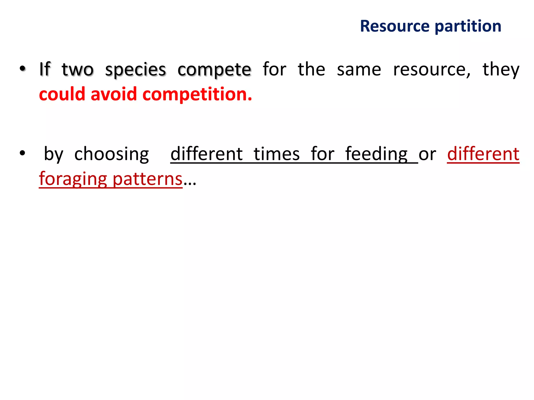 Predation and competition