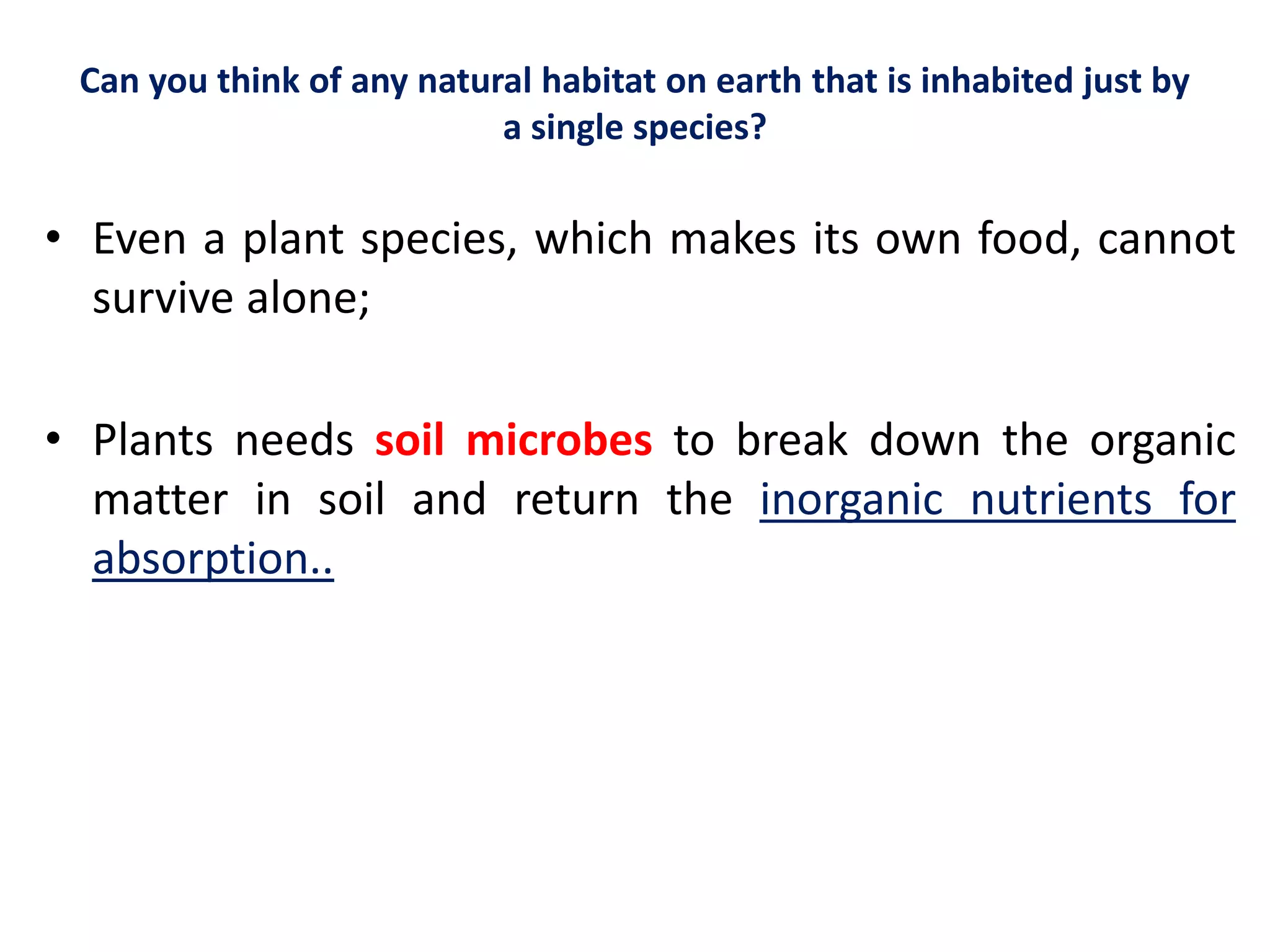 Predation and competition