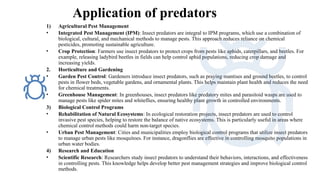 Predators Pest Control Predators as protectors. which can play important role in chemical free ...