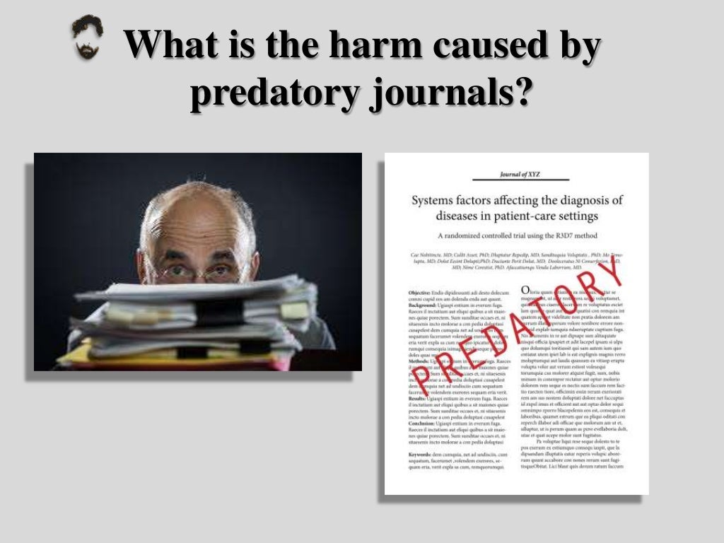 Predatory Journals