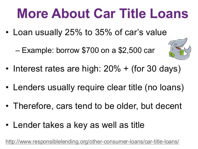 Car Title Loans For Older Cars Car Title Loans For Older Cars