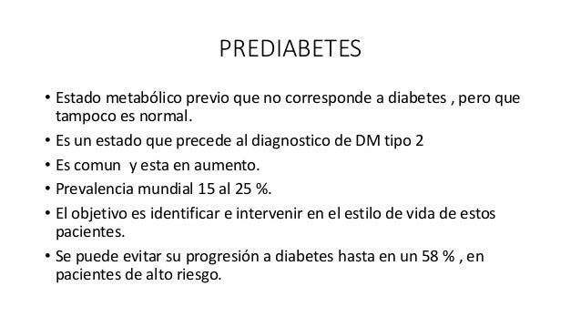 Pre diabetes 2 la paz Pre diabetes 2 la paz