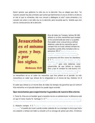 Predicacion antiguo testamento.