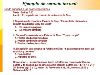 Predicacion enseñanza