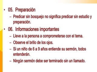 Predicacion enseñanza