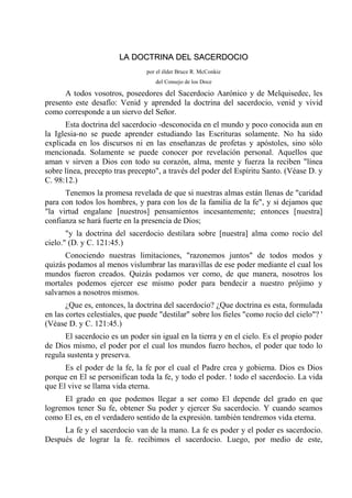 Predicador De Rectitud Bruce R