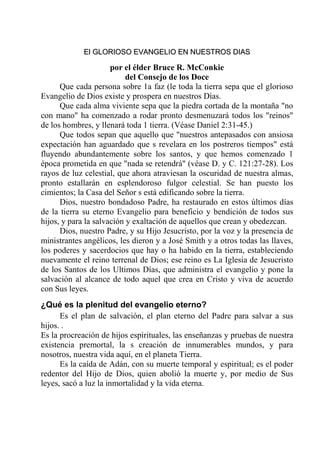 Predicador De Rectitud Bruce R