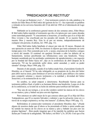 Predicador De Rectitud Bruce R