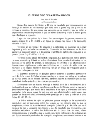 Predicador De Rectitud Bruce R