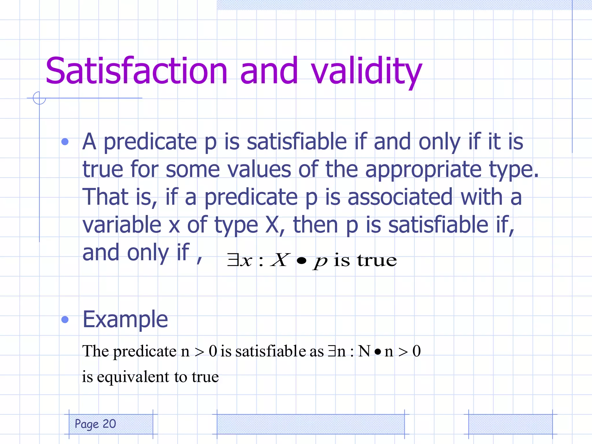 Predicate Logic | PPT | Programming Languages | Computing