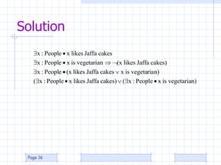 Predicate Logic | PPT