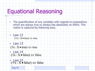 Equational Reasoning ,[object Object],[object Object],[object Object],[object Object],[object Object],Page  