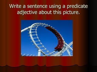 Predicate adjectives