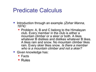 Predicate calculus | PPT