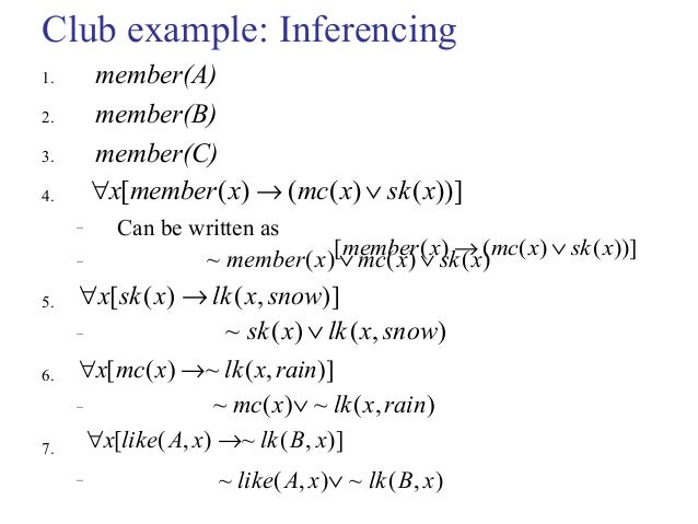 Predicate calculus