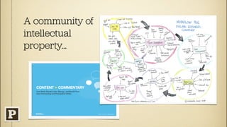 A community of
intellectual
property...
 