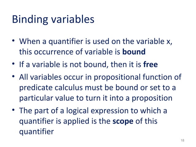 Predicates and Quantifiers | PPT