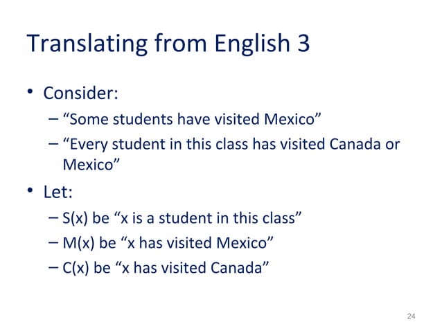 Predicates and Quantifiers | PPT