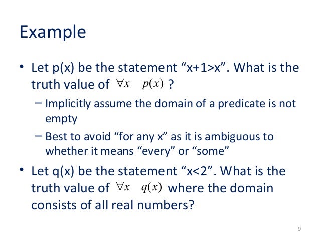 Predicates And Quantifiers