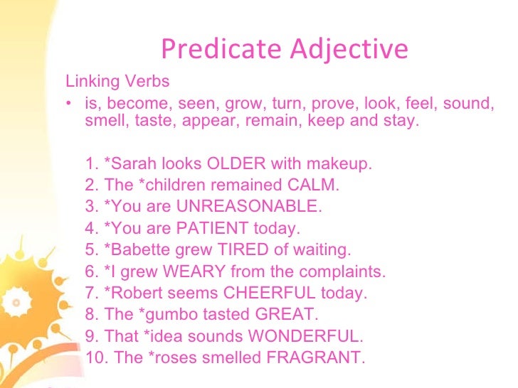 Predicates, the direct object & indirect object