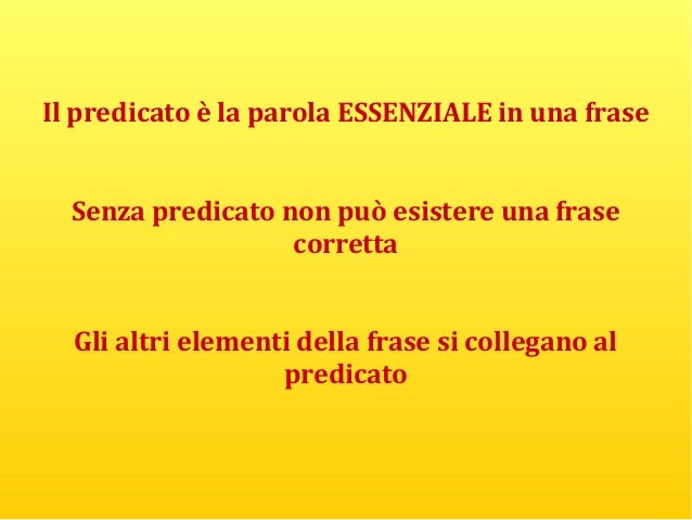 10 Frasi Con Il Predicato Verbale