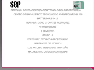 Predicciones inglesh