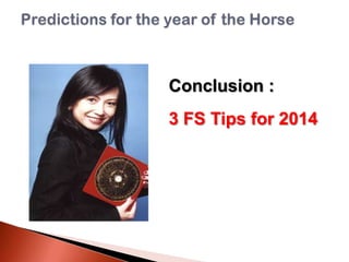 Conclusion :
3 FS Tips for 2014

 