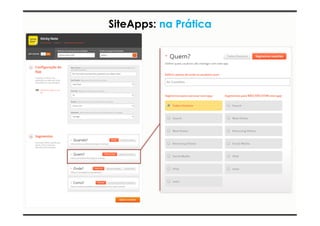 SiteApps: na Prática 
 