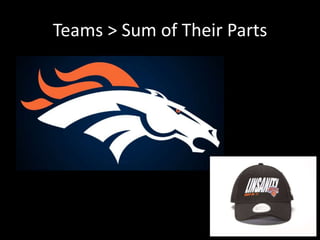Teams > Sum of Their Parts
 