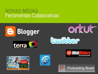NOVAS MÍDIAS Ferramentas Colaborativas 