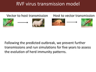 Predicted changes in herd immunity levels against Rift Valley fever virus in livestock following a natural exposure