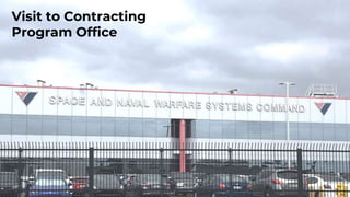 32
Visit to Contracting
Program Office
 