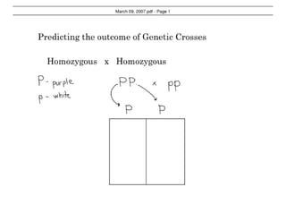 Predicting Genetic Probabilities