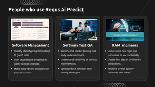 Predict Software Reliability and Availability Early with AI-Driven RAM ...