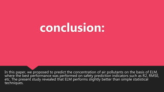 Predicting air pollution level | PPTX