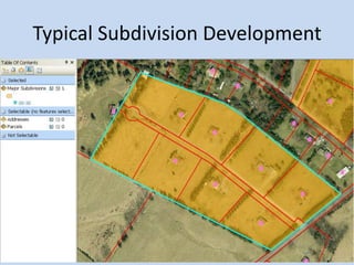 Typical Subdivision Development
 